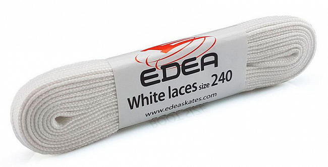 Шнурки Edea белые — Триксель